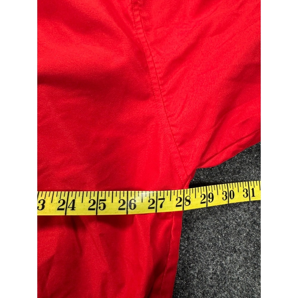 Nebraska Cornhuskers Windbreaker Pullover Jacket Red Spellout 2XL XXL Huskers - Picture 7 of 8